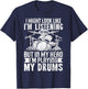 Funny Drummer Shirt Men Women Drum Player Percussion Lover T-Shirt - T-Shirt | Navy