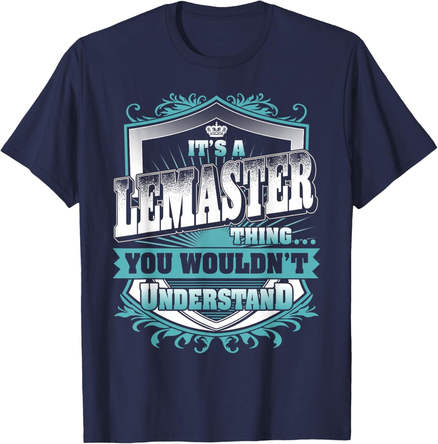 It's A LEMASTER Thing You Wouldn't Understand Name Vintage T-Shirt - T-Shirt | Navy