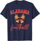 Alabama Football Pretty Coquette Style Bow T-Shirt - T-Shirt | Navy