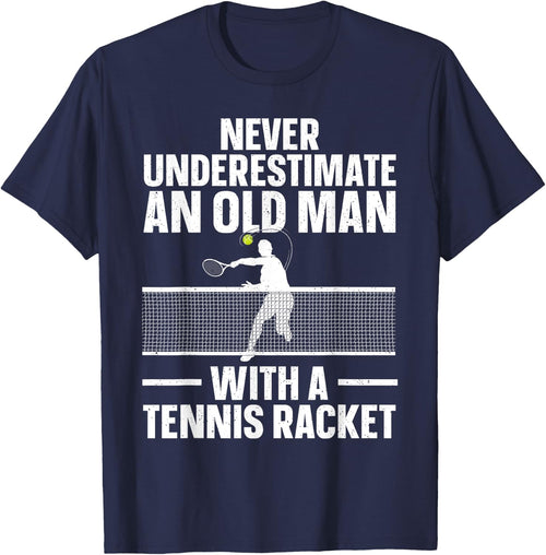 Best Tennis Art Grandpa Tennis Lover Tennis Player