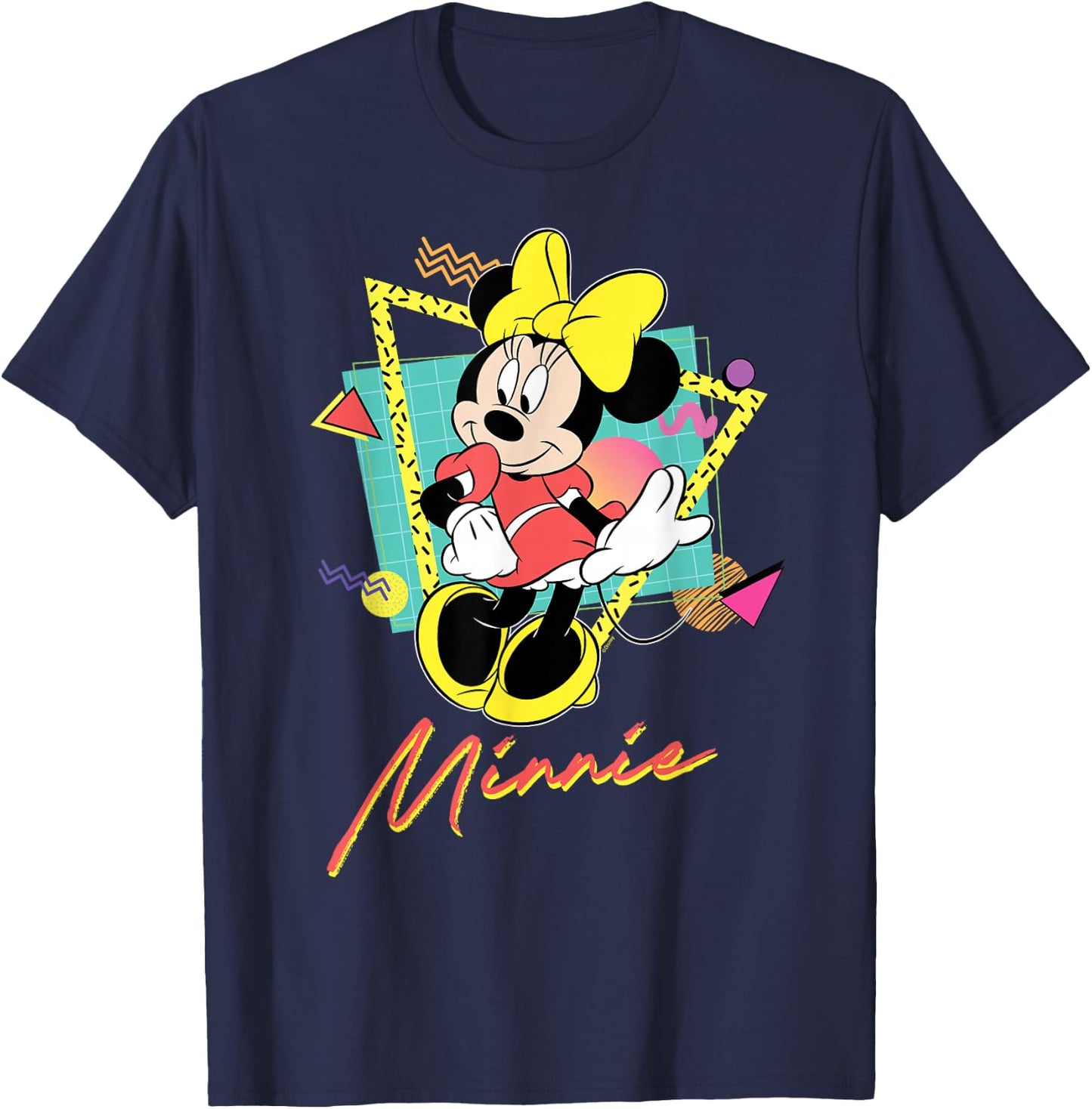 Disney Minnie Mouse Retro ’90s Couples Matching Valentine’s T-Shirt - T-Shirt | Navy