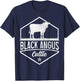 Black Angus Cattle Farmer Rancher Cow Farming Vintage Farm T-Shirt - T-Shirt | Navy
