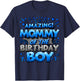Mommy of the Birthday Boy Matching Family Mommy T-Shirt - T-Shirt | Navy