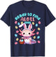 Ready to Find Alotl Eggs Cute Easter Axolotl Kawaii Anime T-Shirt - T-Shirt | Navy