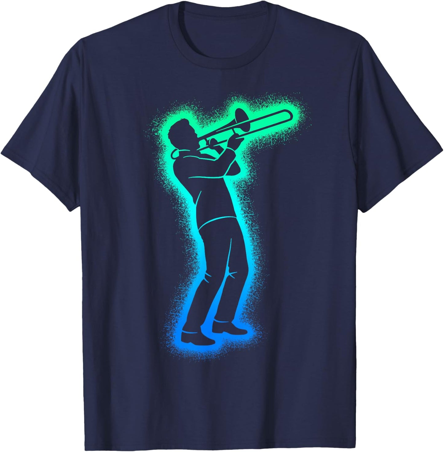 Trombone Player Trombonist Men Boys Kids Trombone T-Shirt - T-Shirt | Navy