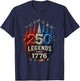 250th Anniversary USA Patriotic 250 Years American 4th July T-Shirt - T-Shirt | Navy