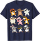 Men Women and Kids Dabbing Animals Wildlife Birthday Parties T-Shirt - T-Shirt | Navy