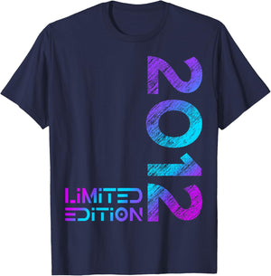 14th Birthday Limited Edition Vintage 2012 Boy Girl T-Shirt - T-Shirt | Navy