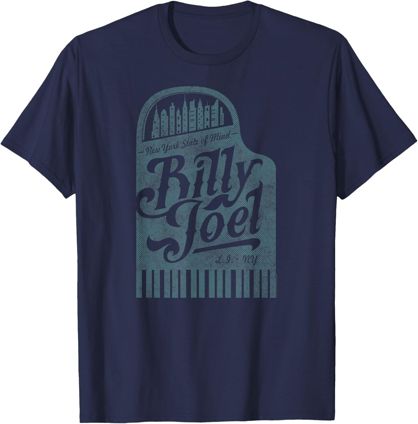 Billy Joel - L.I. x N.Y. T-Shirt - T-Shirt | Navy
