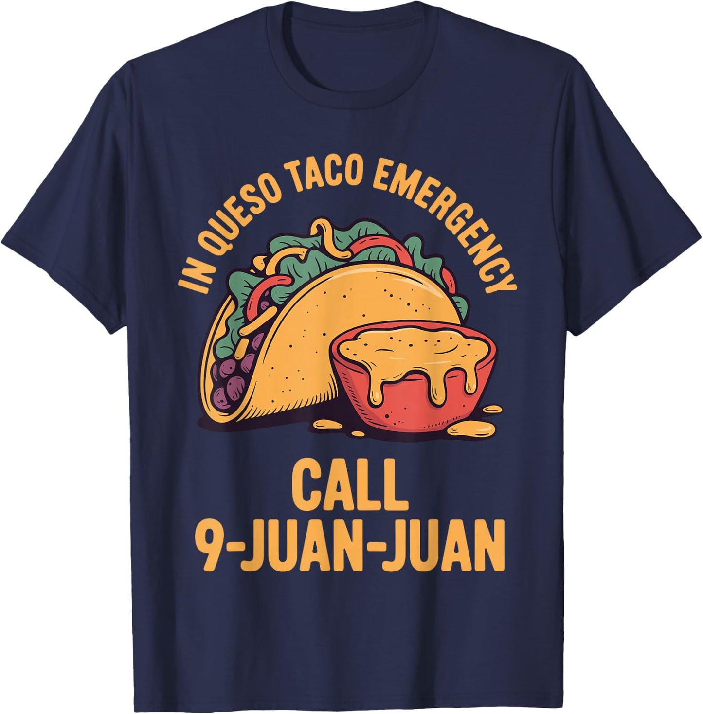 Funny Taco Costume Women Cinco De Mayo Taco Lover T-Shirt - T-Shirt | Navy