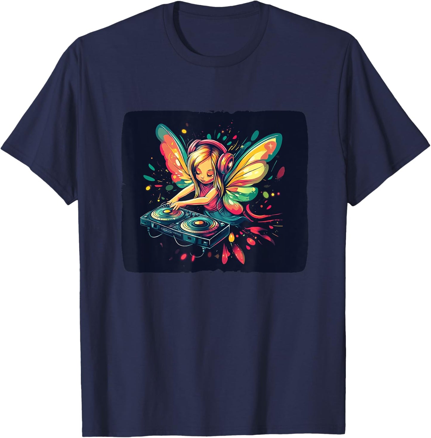 Joli costume de DJ magique pour les amateurs de fées et de fêtes T-Shirt - T-Shirt | Navy