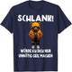 Slim Würde Ich Dich Nur Unnötig Geil Machen , black T-Shirt - T-Shirt | Navy