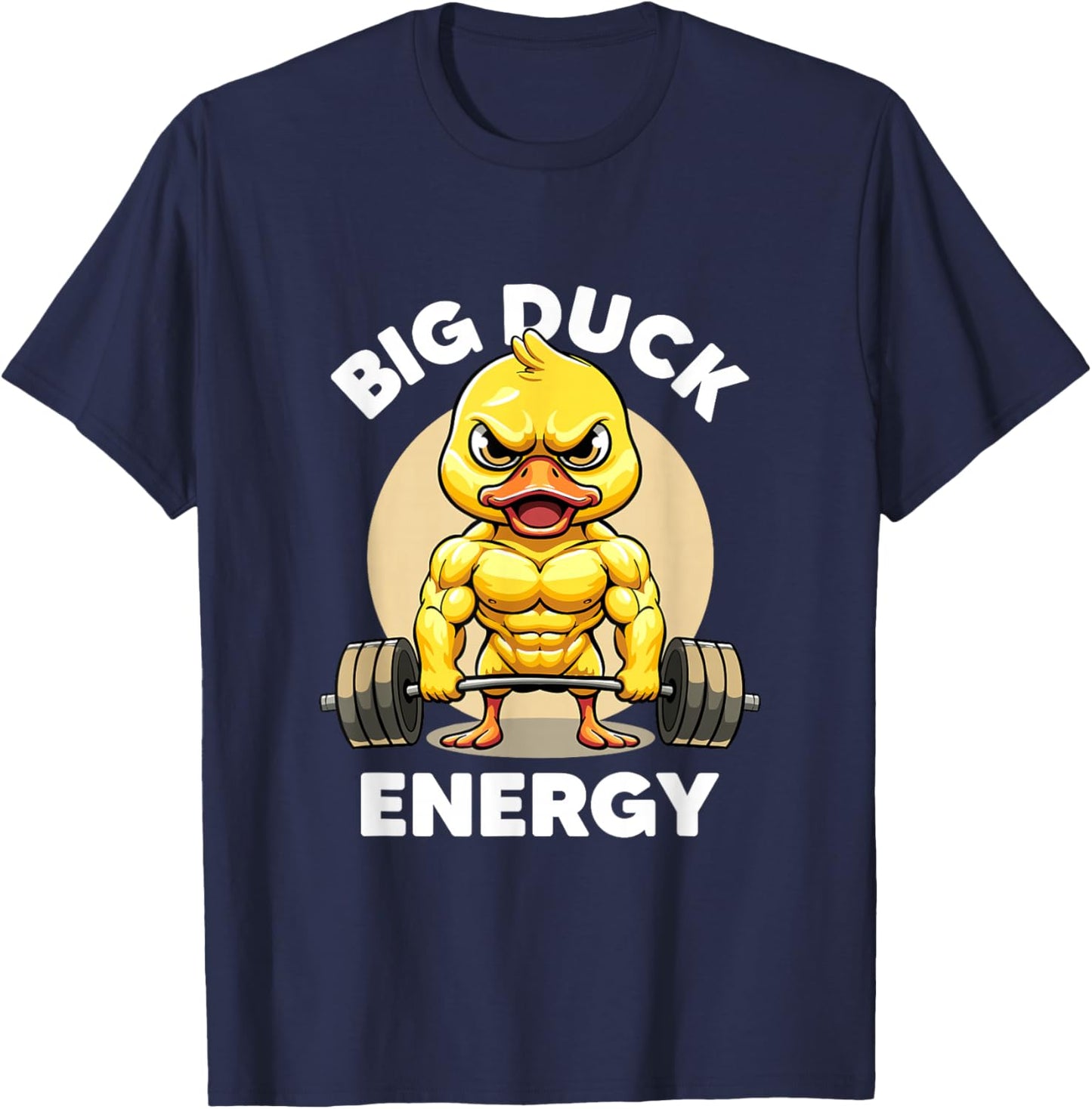 Big Duck Energy Duck Lovers Funny Gym Gewichtheben Ente T-Shirt - T-Shirt | Navy