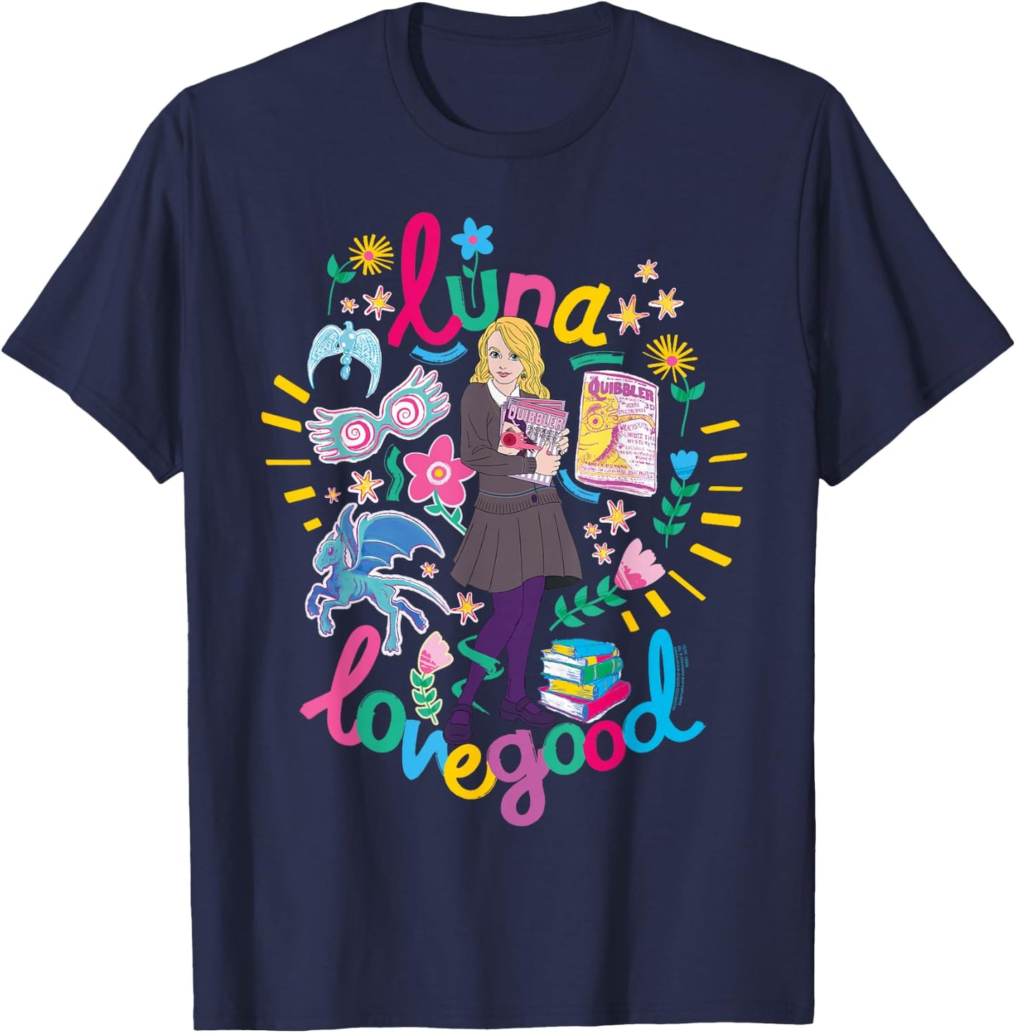 Harry Potter Luna Lovegood T-Shirt - T-Shirt | Navy