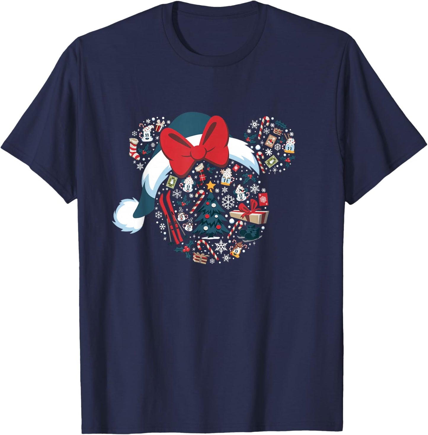 Disney Minnie Mouse Icon Winter Lodge T-Shirt - T-Shirt | Navy