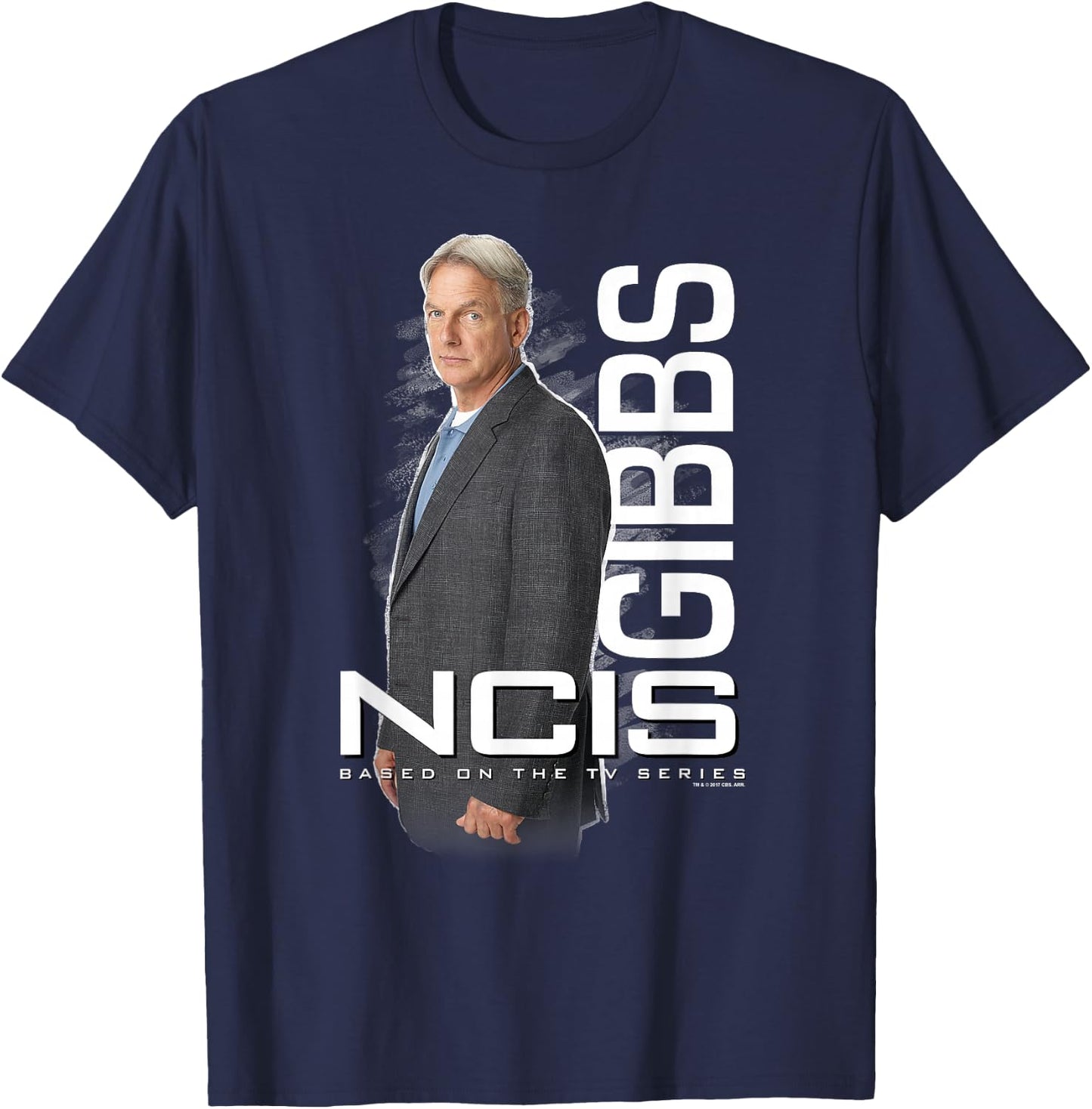 NCIS Gibbs Headshot T-Shirt - T-Shirt | Navy