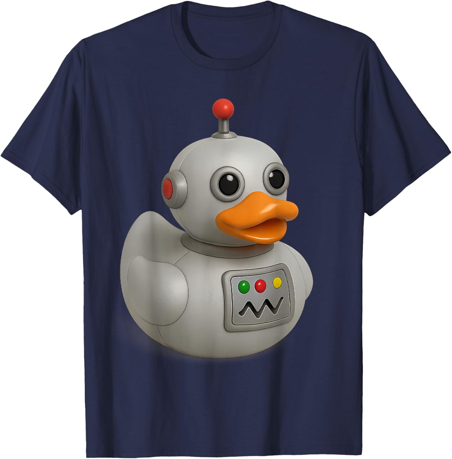 Robot Rubber Duck T-Shirt - T-Shirt | Navy
