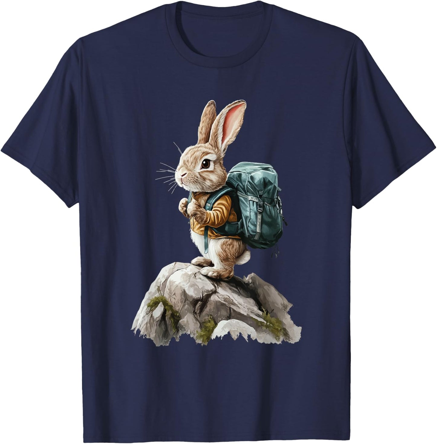 Rabbit Hiking T-Shirt - T-Shirt | Navy