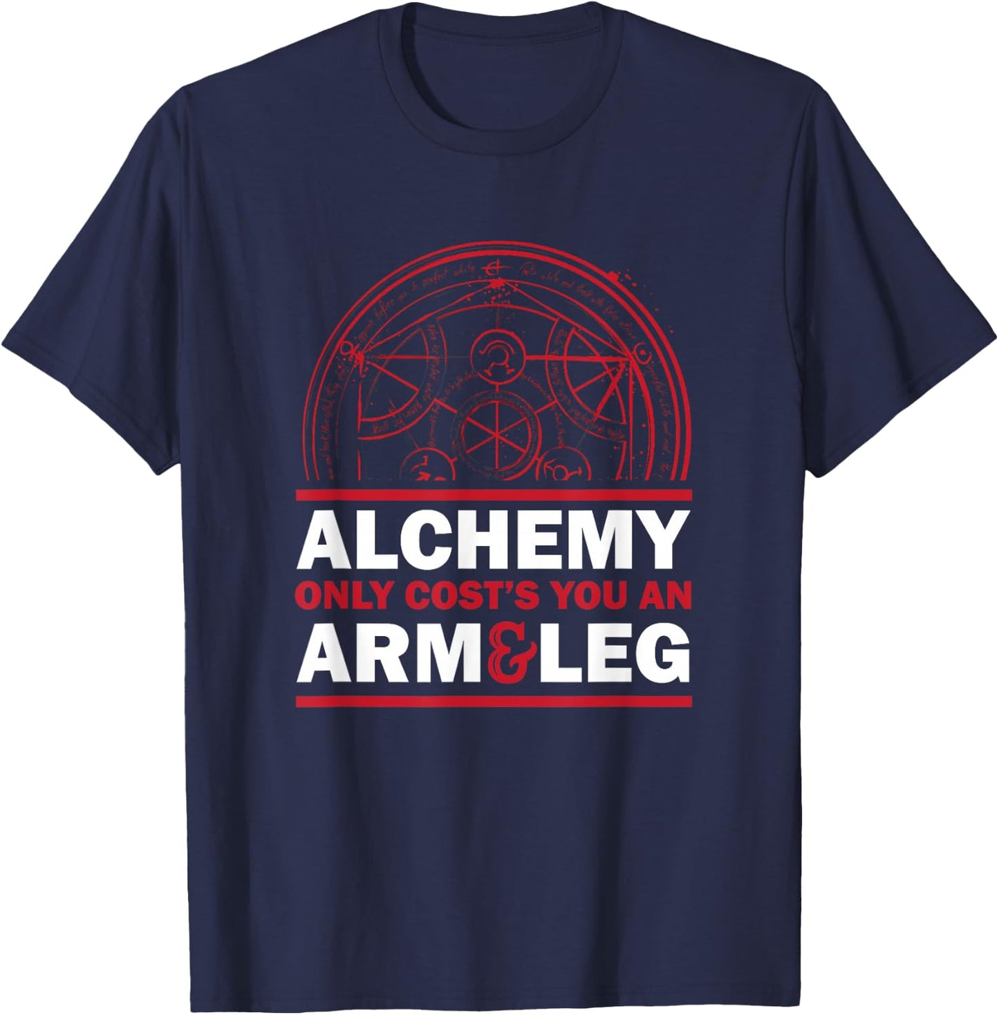Alchemist Anime T Shirt Otaku Weeaboo T-Shirt - T-Shirt | Navy