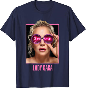 Lady Gaga Joanne Brille , black T-Shirt - T-Shirt | Navy