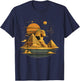 Égypte ancienne Pyramide Sphinx de Toutankhamon Mythologie de l'Égypte T-Shirt - T-Shirt | Navy