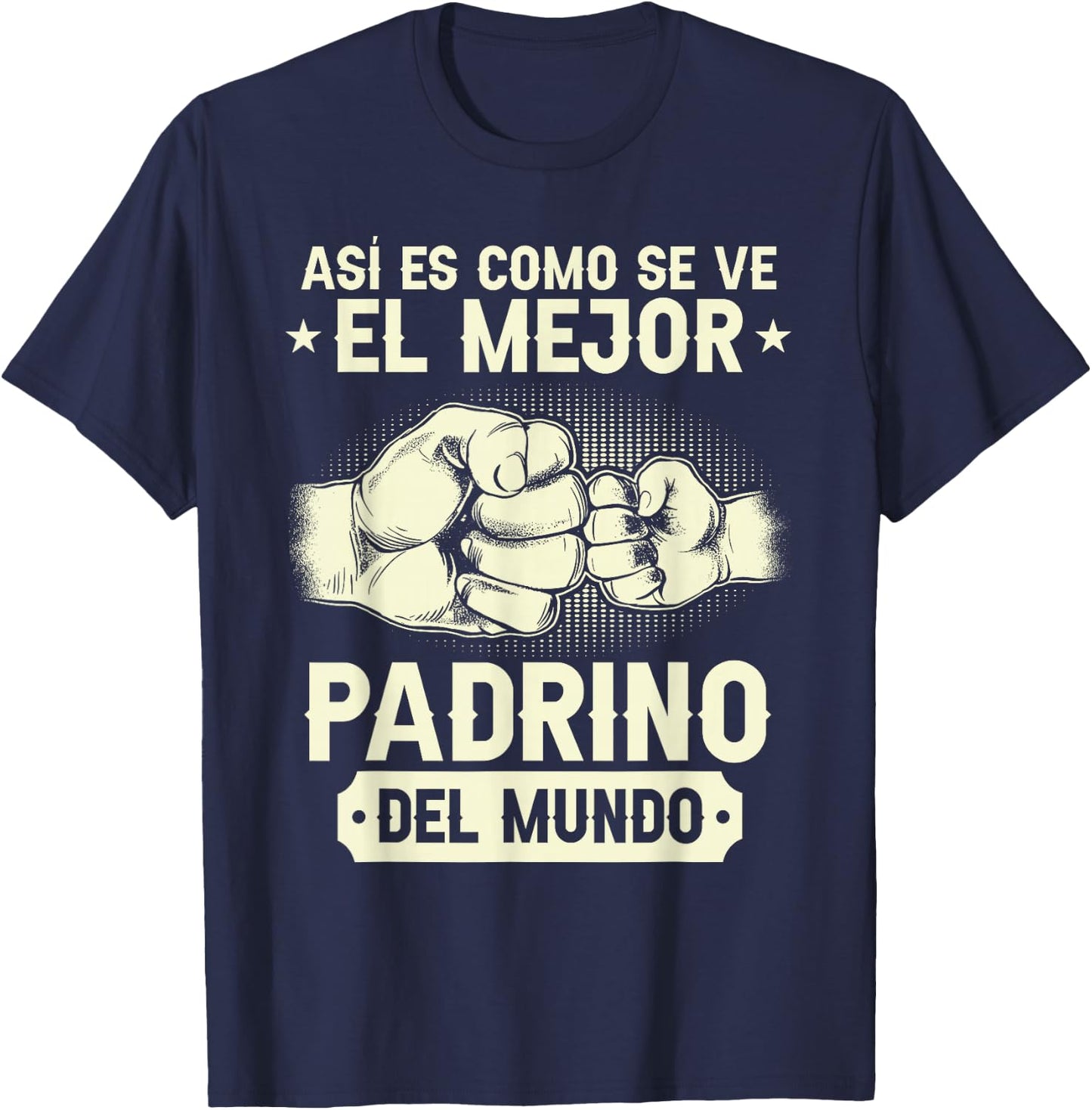 El Mejor Padrino Del Mundo T-Shirt - T-Shirt | Navy