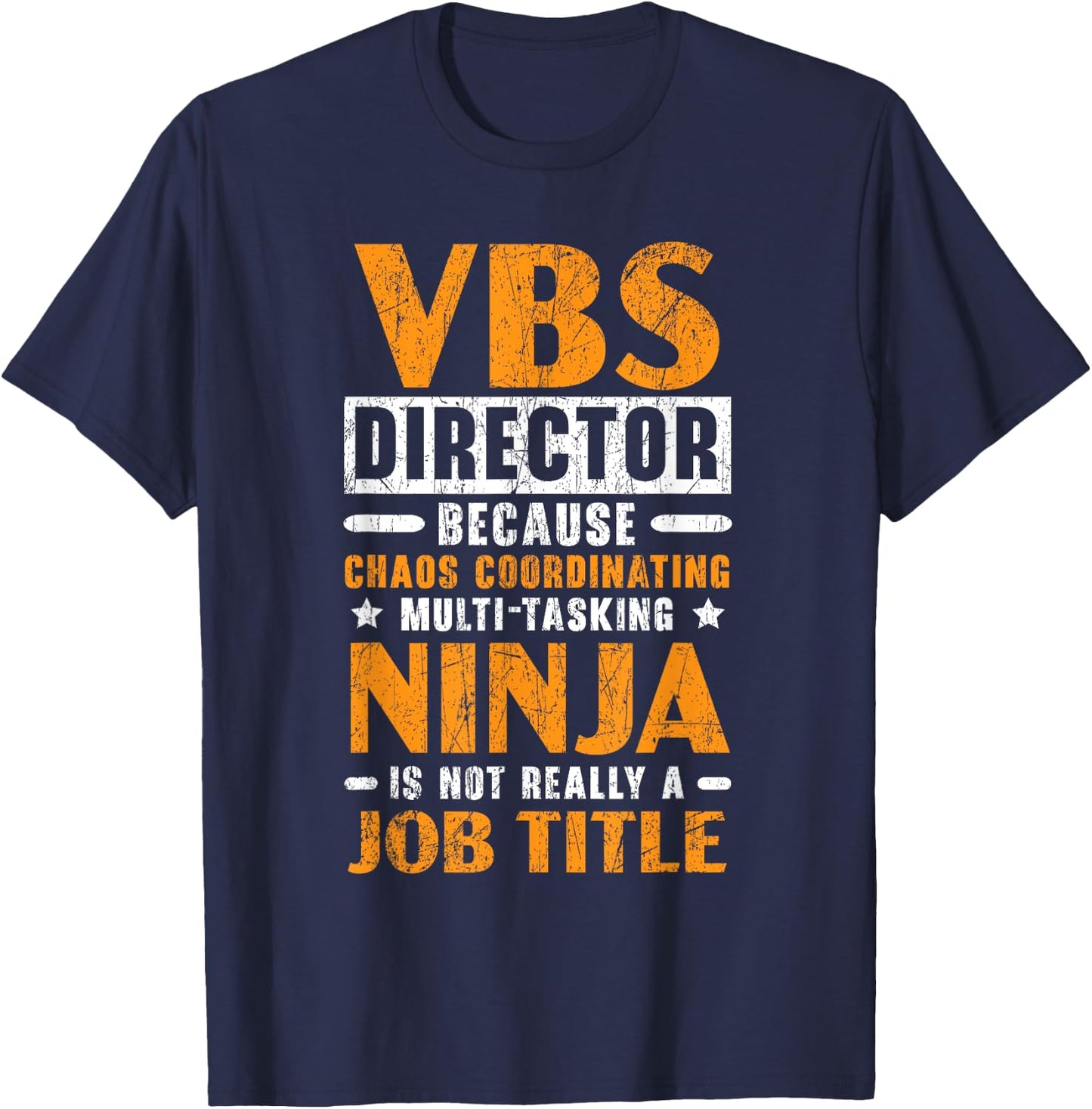 VBS Director Vacation Bible School Christian Teacher Men Women T-Shirt - T-Shirt | Navy