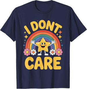 I Don't Care T-Shirt - T-Shirt | Navy