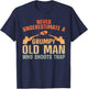 Cool Trap Shooting Dad Grandpa Skeet Target Shooter T-Shirt - T-Shirt | Navy