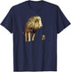 King Lion and Cub For Lion and Big Cat Lovers T-Shirt - T-Shirt | Navy