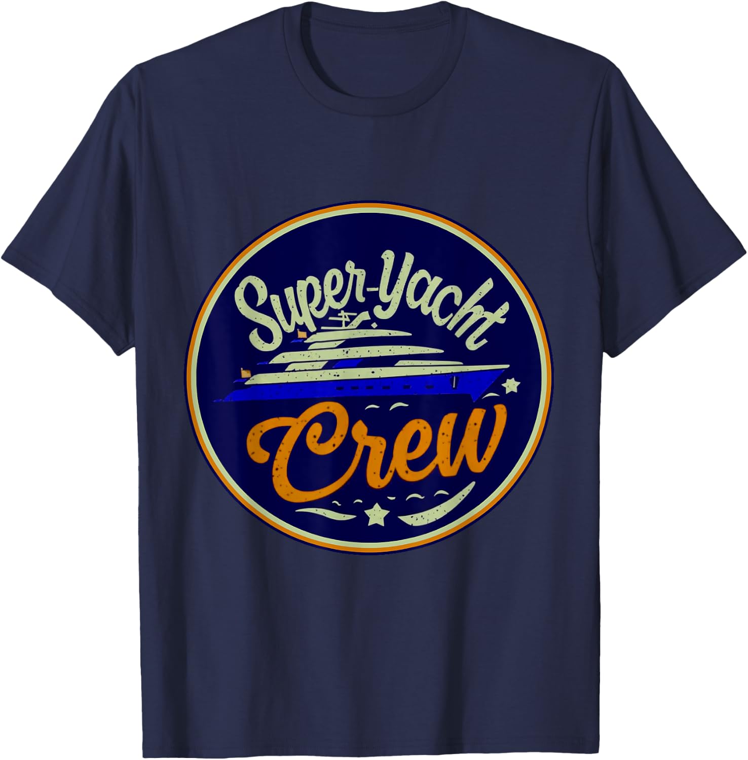 Super Yacht Crew T-Shirt - T-Shirt | Navy