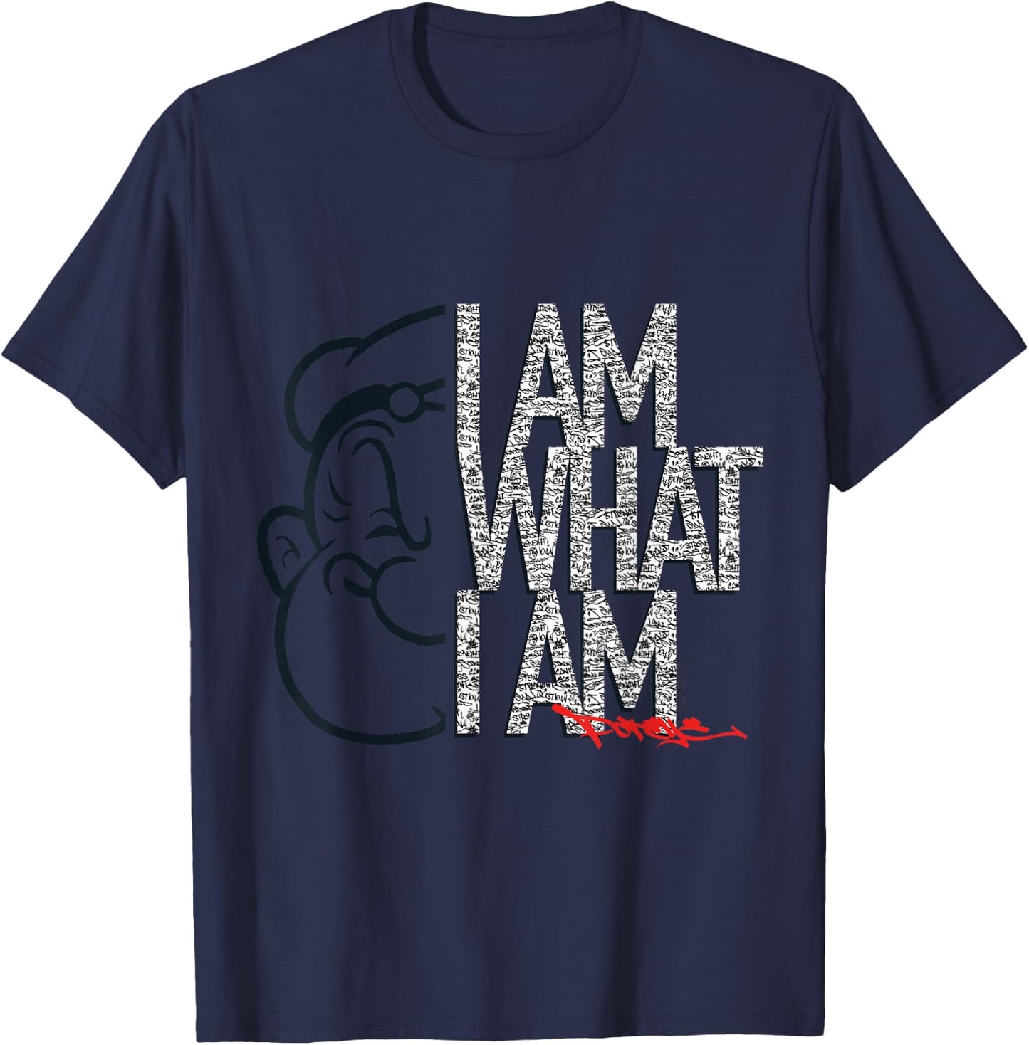 Officially Licensed Popeye , gray T-Shirt - T-Shirt | Navy
