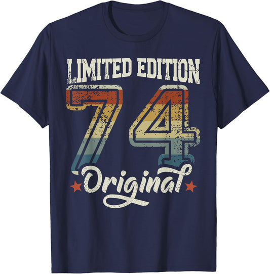 51st Birthday Man Woman 51 Years 1974 Decorative Funny Gift T-Shirt - T-Shirt | Navy