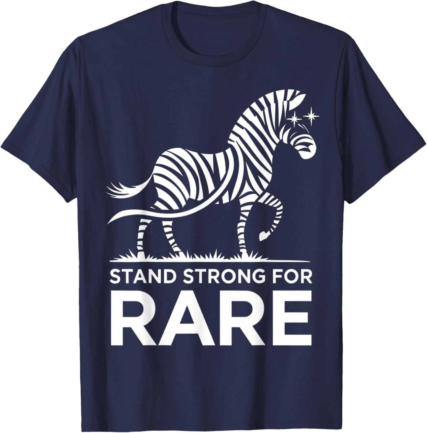 Rare Disease Day 2025 Shirt - Stand Strong for Rare Disease Disease Disease , black, S T-Shirt - T-Shirt | Navy