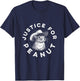 Justice For Peanut The Squirrel - Peanut Squirrel T-Shirt - T-Shirt | Navy