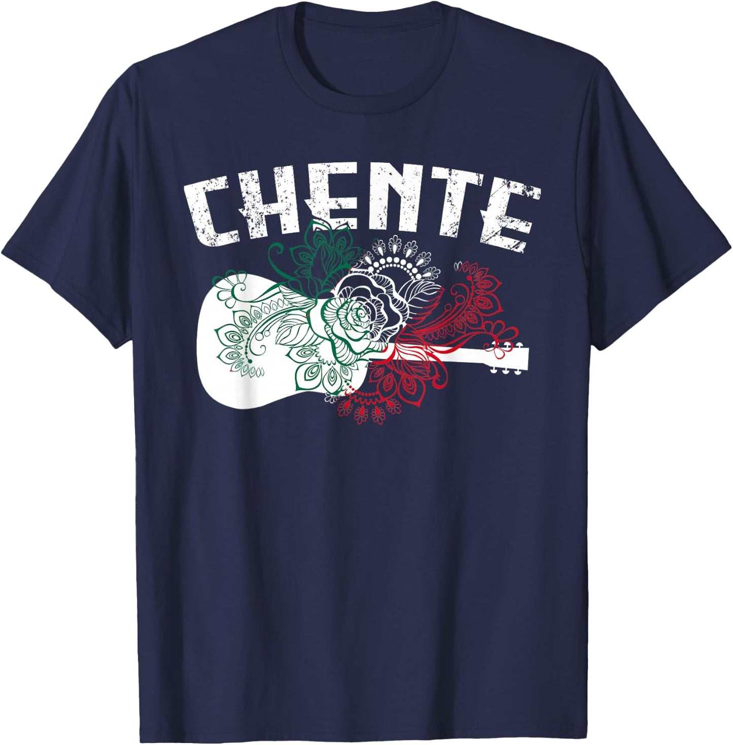 Vicente Name Guitar Mariachi Music Lover Womans T-Shirt - T-Shirt | Navy