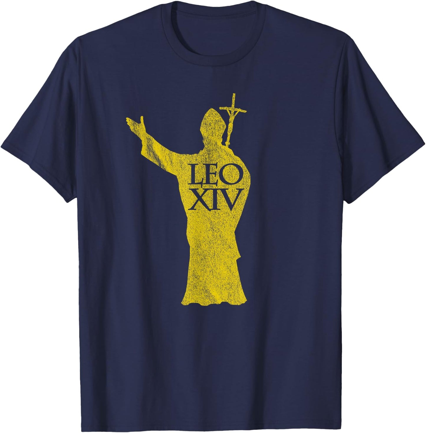 Pope Leo XIV T-Shirt - T-Shirt | Navy