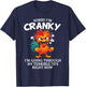 Chicken Sorry I'm Cranky Im Going Through My Terrible 70s T-Shirt - T-Shirt | Navy
