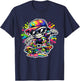 Retro Skate Clothing Kids Skater Boys Y2K Graffiti T-Shirt - T-Shirt | Navy