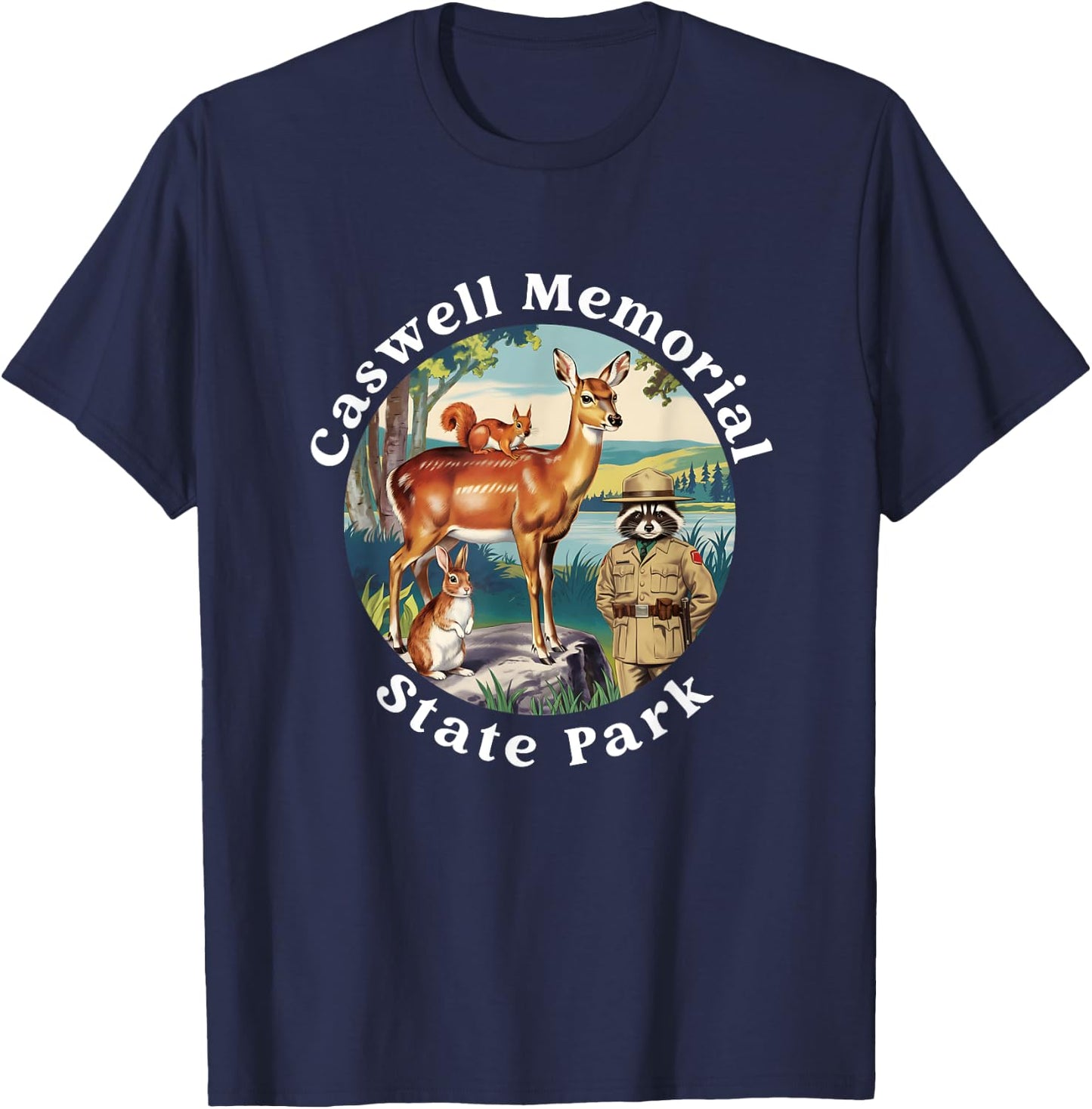 Caswell Memorial State Park California Vacation Souvenir T-Shirt - T-Shirt | Navy