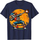 Dabbing Skeleton Baseball Halloween Spooky Baseball Player T-Shirt - T-Shirt | Navy