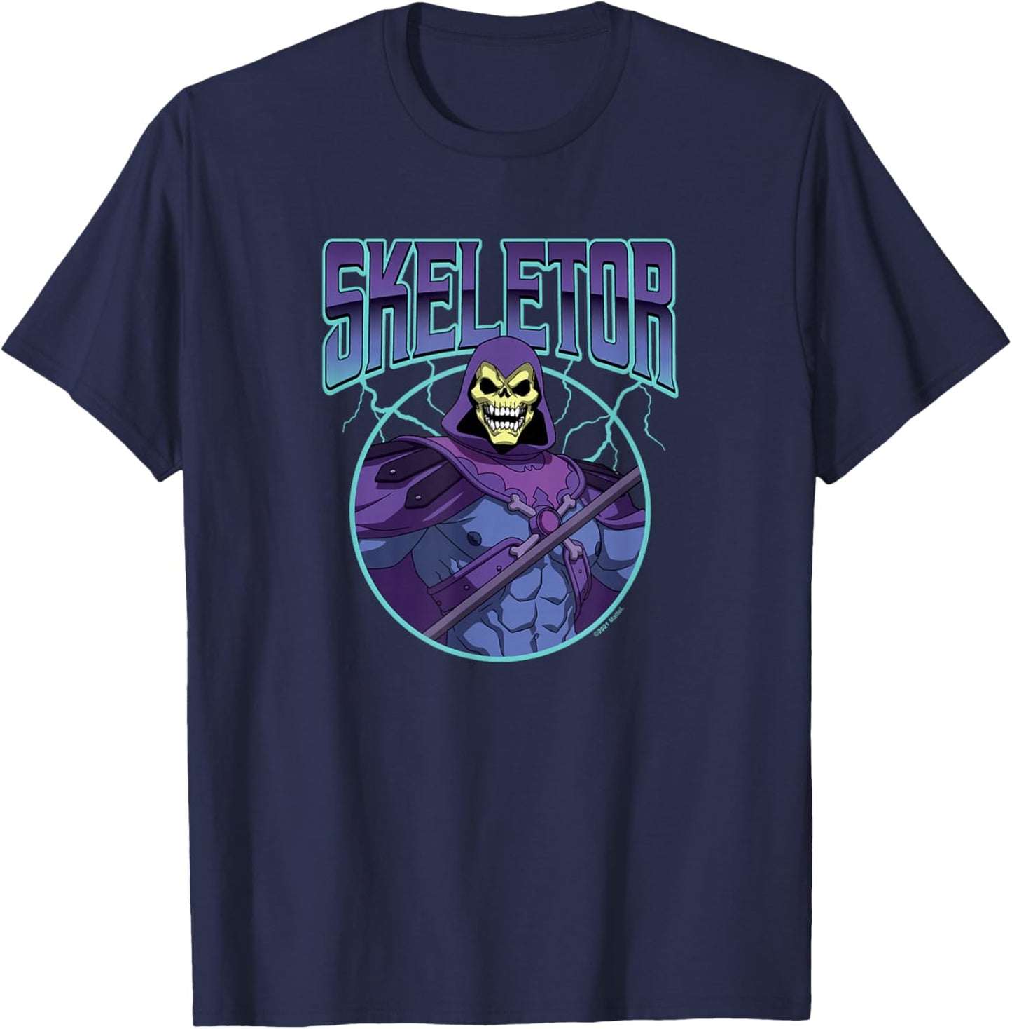 Masters Of The Universe Revelation – Skelett-Beleuchtungsbolzen T-Shirt - T-Shirt | Navy
