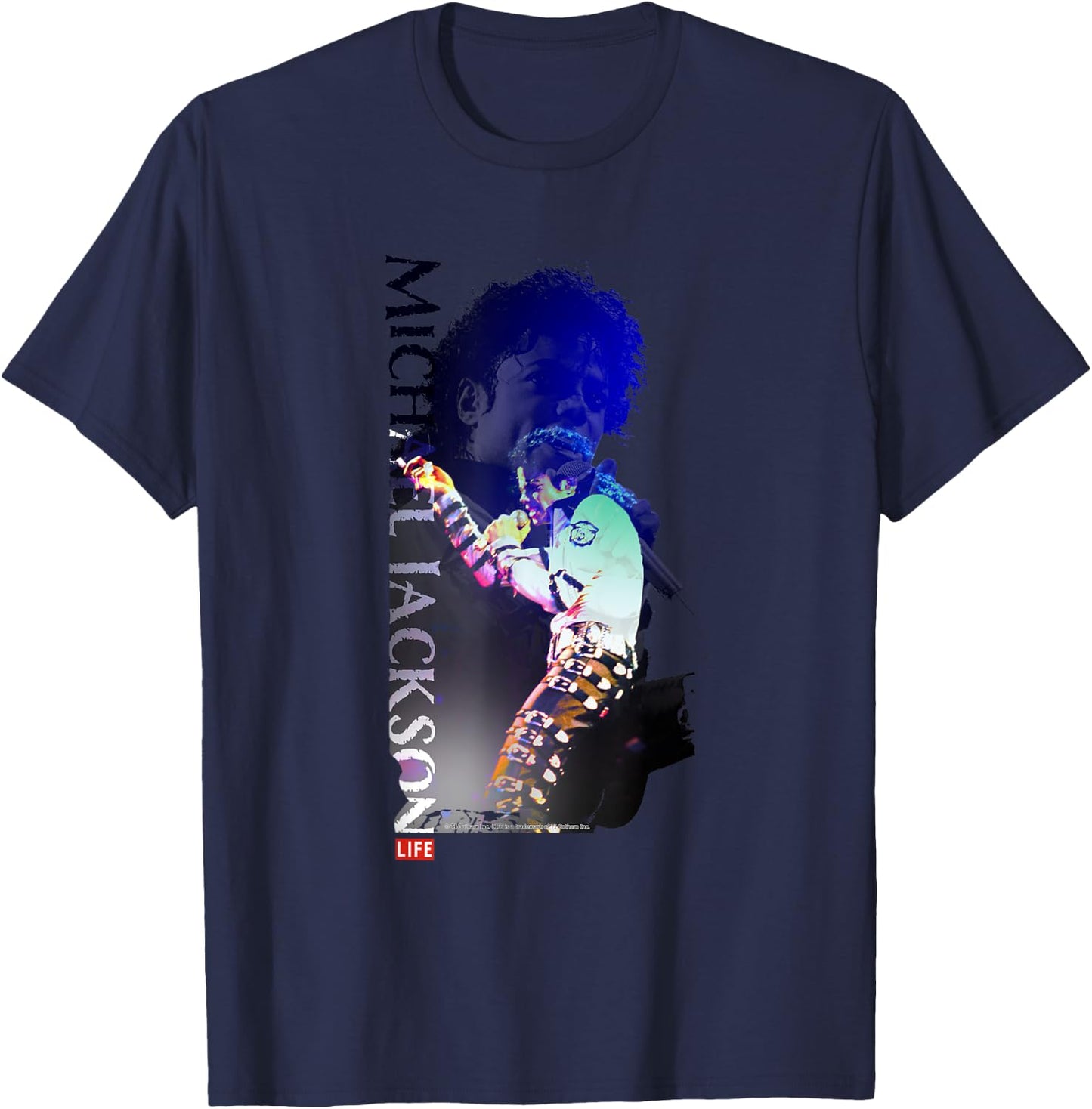Life Bildersammlung Michael Jackson 02 T-Shirt - T-Shirt | Navy
