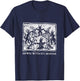 Occult Down With My Demons Gothic Horror Punk Witch Moon , black T-Shirt - T-Shirt | Navy