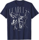 Back Print Streetwear Fashion Vintage Women Men Dog Doberman T-Shirt - T-Shirt | Navy