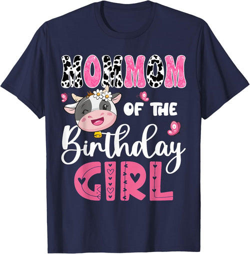 MomMom Of The Birthday Girl Farm Cow 1St Birthday Party