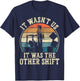 Certified Forklift Truck Operator Vintage Retro It Wasn't Us T-Shirt - T-Shirt | Navy