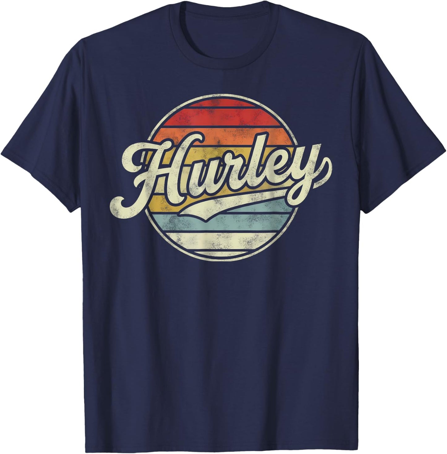 Hurley Vintage Design Men Women Kids T-Shirt - T-Shirt | Navy