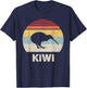 Retro Kiwi Bird Shirt Animal Lover Gift Funny Vintage T-Shirt - T-Shirt | Navy