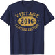 10ème Anniversaire Fils Garçon 10 Ans Fille Vintage Année De Naissance 2016 T-Shirt - T-Shirt | Navy